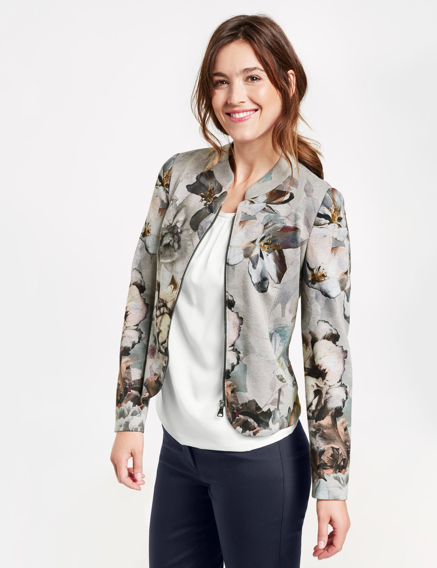 Jacke mit Aquarelldruck - GERRY WEBER OUTLET